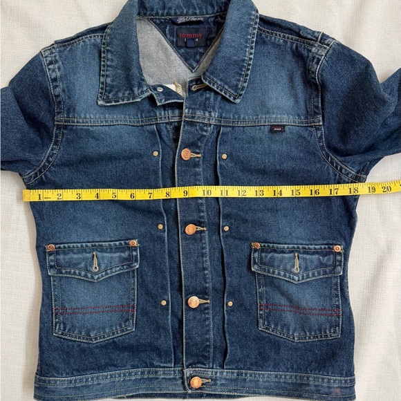 Tommy Hilfiger Jean Jacket Women’s Size Medium Vintage Y2K - Picture 8 of 10